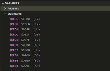 Investigate Stackframes